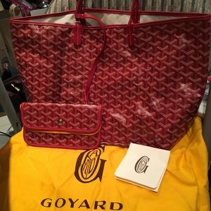 SOLD! Brand New Red Goyard PM Tote w/ Receipt